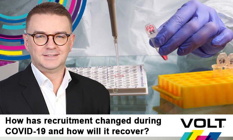 How has recruitment changed during COVID-19 and how will it · Volt